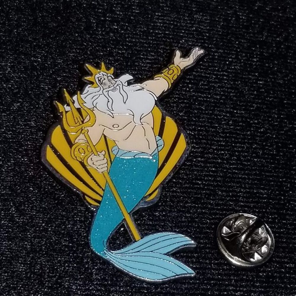 Little Mermaid CHASER Pin King Triton Daughters Of Triton Loungefly Disney Dad